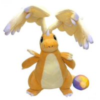 Officiële Pokemon center knuffel mega Dragonite +/- 39cm 